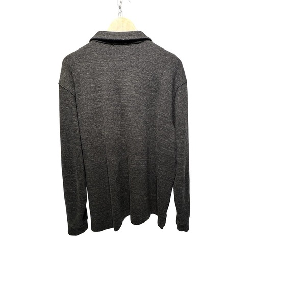 Polo Ralph Lauren Pullover Mens XL Dark Gray Estate Rib Half Zip‎ Sweater Casual - Picture 9 of 13